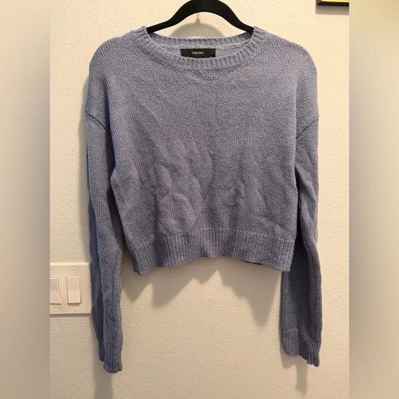 Forever 21 Sweaters - Forever 21 Light Blue Crew Neck Sweater